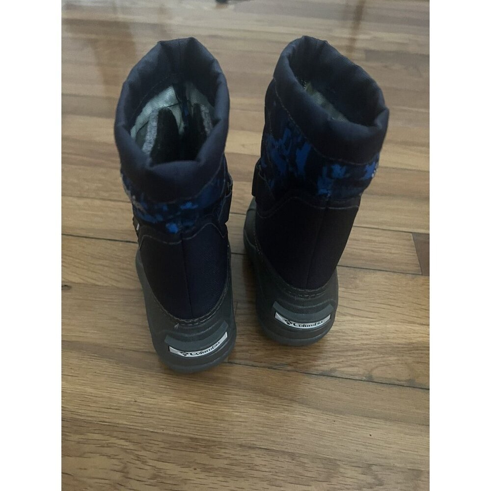 Columbia Toddler Powderbug Plus ll Waterproof Winter Snow BootsBlue Gray Size 6 - Picture 4 of 7